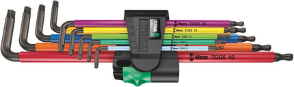 WERA Juego de llaves hexagonales en L 967/9 TX XL 9 piezas T8 - T40 ( 4000825589 )