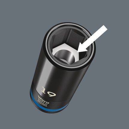 WERA socket spanner set Wheel Impactor C Set 1 3-piece 1/2 ″ ( 8000653834 )