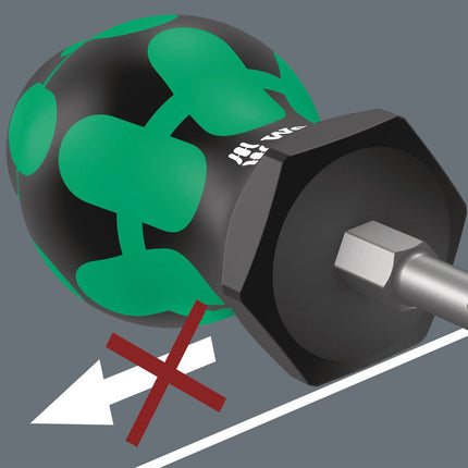 Cacciavite WERA 335 Tagliente Stubby larghezza 4 mm ( 4000827014 )