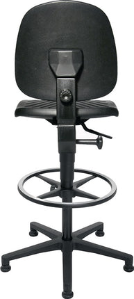 TOPSTAR TEC 40 Sedia girevole da banco con piedini + anello per i piedi ( 9000454327 )