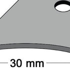 PG carpet rail width 30 mm length 1000 mm matt stainless steel ( 3000259503 )