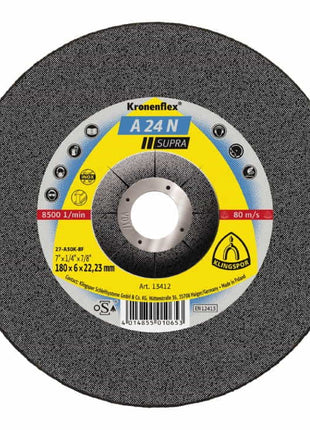 KLINGSPOR disque abrasif A 24 N Supra D115xS6mm (4000841092)