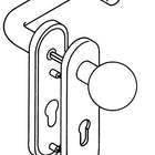 HEWI Feuerschutzgarnitur 111R13.113 Kunststoff 90 D/K ( 3000204165 )
