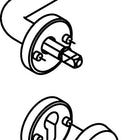 Medio juego HEWI 111XAH22.130 acero inoxidable XA ( 8000263039 )