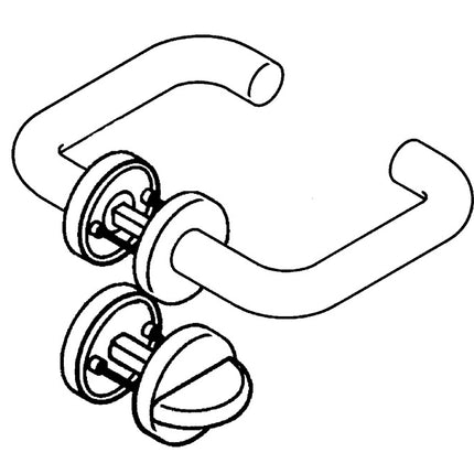 HEWI Escutcheon set 111PBR02.230 Polyamide 99 matt ( 3000207780 )