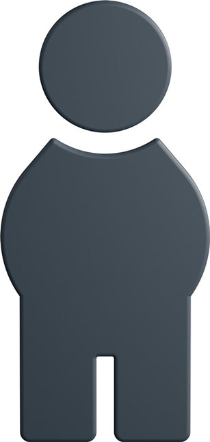 HEWI Symbol Mann 801.91B010 Polyamid Farb-Nr. 92 ( 8000645315 )