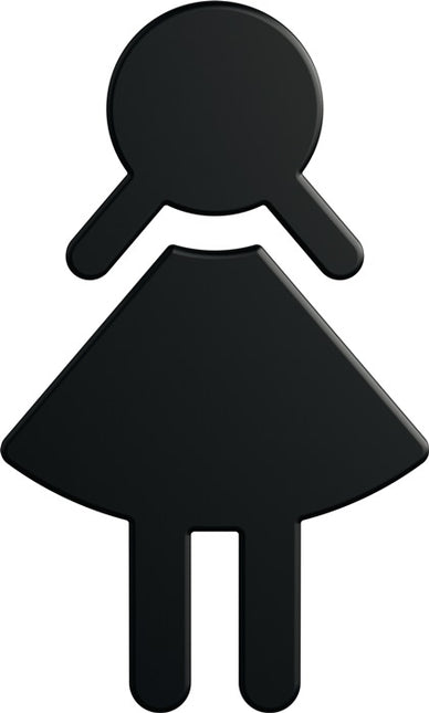 HEWI Symbol Frau 801.91B020 Polyamide colour no. 90 ( 8000645320 )