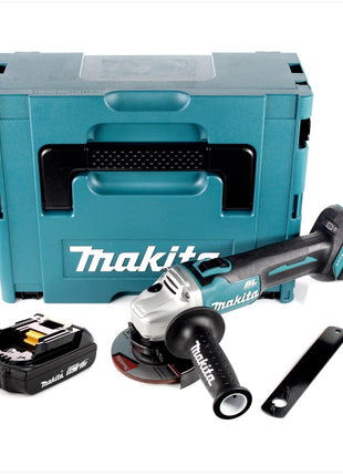 Makita DGA 456 A1J Akku Winkelschleifer 18 V 115 mm Brushless + 1x Akku 2,0 Ah + Makpac - ohne Ladegerät - Toolbrothers