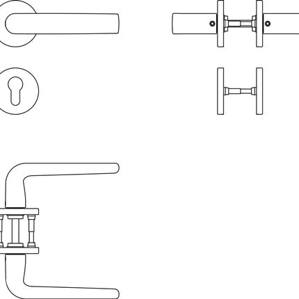 Zestaw rozet FSB 12 1070 stal nierdzewna F69 ( 3322002200 )
