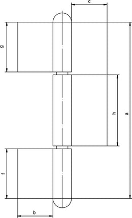 SIMONSWERK Bande de construction KO 8 Longueur de bande 260 mm Largeur de lobe 50 mm ( 3000255522 )