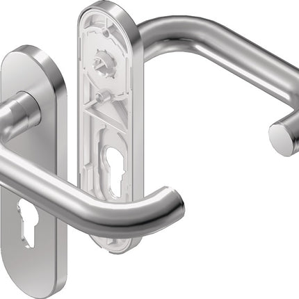 BKS Kurzschild-Feuerschutzgarnitur Rondo Kurzschild Edelstahl D/K ( 3000253083 )