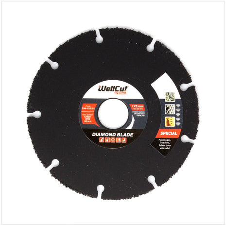 WellCut Diamond Blade Diamant Trennscheibe 125 x 22,2 mm Special ( 334 - 125 / 22 ) - Toolbrothers