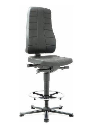 Silla giratoria de trabajo BIMOS All-In-One Highline deslizadores de suelo + reposapiés (9000454256)