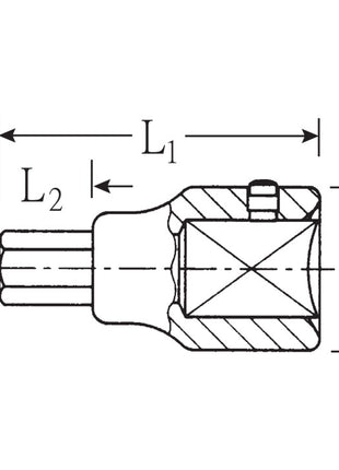 Insert de clé à douille STAHLWILLE 59 3/4″ six pans intérieurs (4000826469)