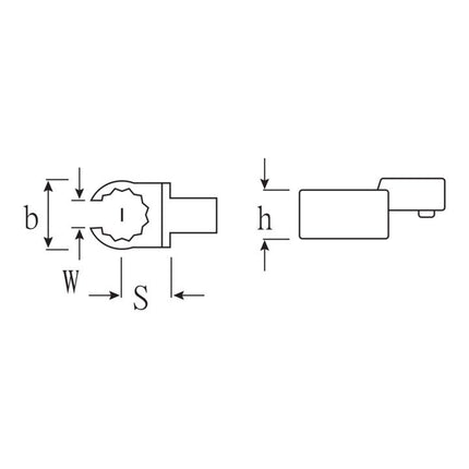 STAHLWILLE Llave combinada 733/10 22 Ancho de llave 22 mm 9 x 12 mm ( 4000826563 )