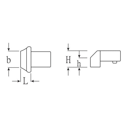 STAHLWILLE herramienta de inserción soldada 737/40 14 x 18 mm ( 4000826593 )