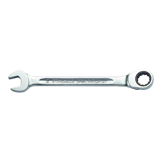 STAHLWILLE OPEN-RATCH 17 llave de carraca abierta, ancho 14 mm longitud 190 mm ( 4000826069 )