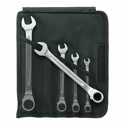 STAHLWILLE ratchet spanner set 17/5 5-piece spanner widths 8-19 mm ( 4000826075 )