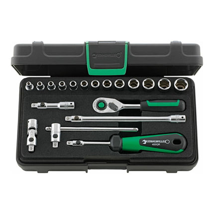 Juego de llaves de vaso STAHLWILLE 40/13/6QR 19 piezas 1/4 ″ ( 4000826280 )