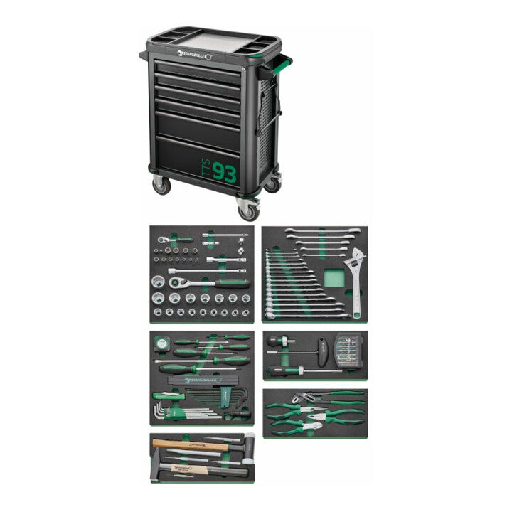 STAHLWILLE Werkstattwagen 93 157QR B877xT481xH1000mm 8001414448  1 - toolbrothers
