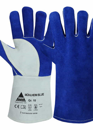 Guantes de soldadura HASE Mühlheim Blue talla 10 azul/gris (8000606293)