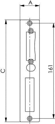 AMF Schließblech 147V Stahl verzinkt ( 3311021045 )