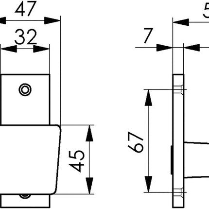 Pomello AMF 495 metallo chiaro F1 / argento ( 3311021074 )