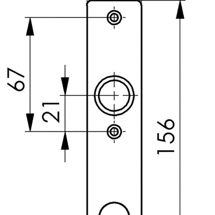 AMF piastra corta cilindro 497Z metallo chiaro F1 / argento ( 3311121005 )