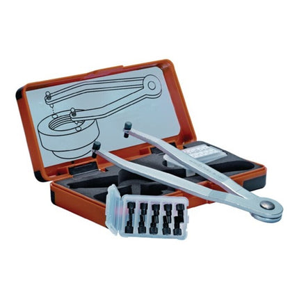 AMF Zestaw regulowanych kluczy płasko-oczkowych 758 S Króciec Ø 1,5 - 2 - 2,5 - 3 - 4 mm ( 4000824817 )