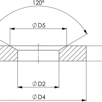 Casquillo cónico AMF DIN 6319G para tornillos M12 ( 4000833448 )