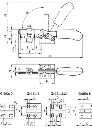 AMF Waagrechtspanner Nr. 6830 Größe 1 ( 4000833507 )