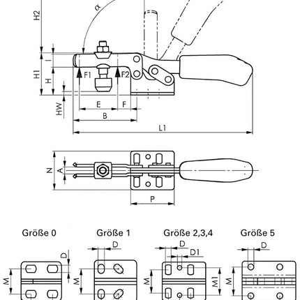 AMF horizontal clamp no. 6830 size 3 ( 4000833509 )