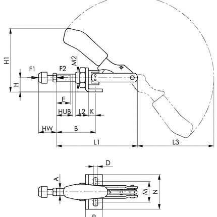 AMF Schubstangenspanner Nr. 6841 Größe 0 ( 4000833515 )