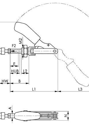 AMF Schubstangenspanner Nr. 6844 Größe 3 ( 4123665300 )