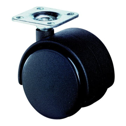 BS ROLLEN Plastic double castor Wheel Ø 40 mm Load capacity 30 kg ( 3000275080 )