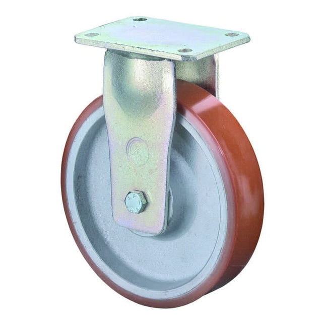 BS ROLLEN Schwerlast-Bockrolle Rad-Ø 200 mm Tragfähigkeit 1000 kg ( 3000275876 )