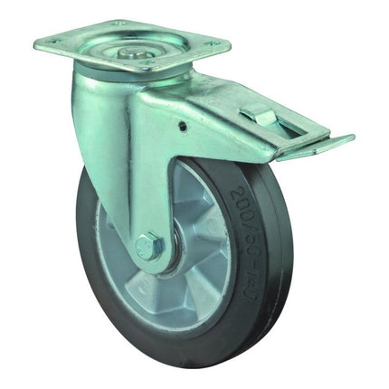 BS ROLLEN Heavy-duty swivel castor Wheel Ø 160 mm Load capacity 300 kg ( 3000275454 )