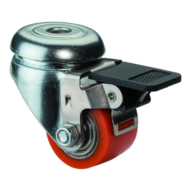 BS ROLLEN Swivel castor with brakes Wheel Ø 35 mm Load capacity 100 kg ( 3000275162 )