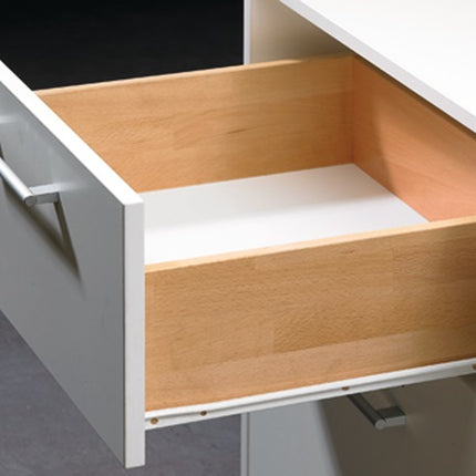 HETTICH roller guide FR 402 with Stop Control steel white ( 3000271404 )