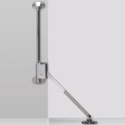 Soporte amortiguador HETTICH Classic D con cojinete L 258 D acero niquelado ( 8000608947 )