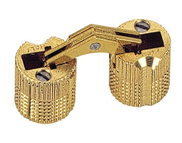 Cerniera a cilindro HETTICH 14 mm in ottone satinato a foro unico ( 3000272092 )