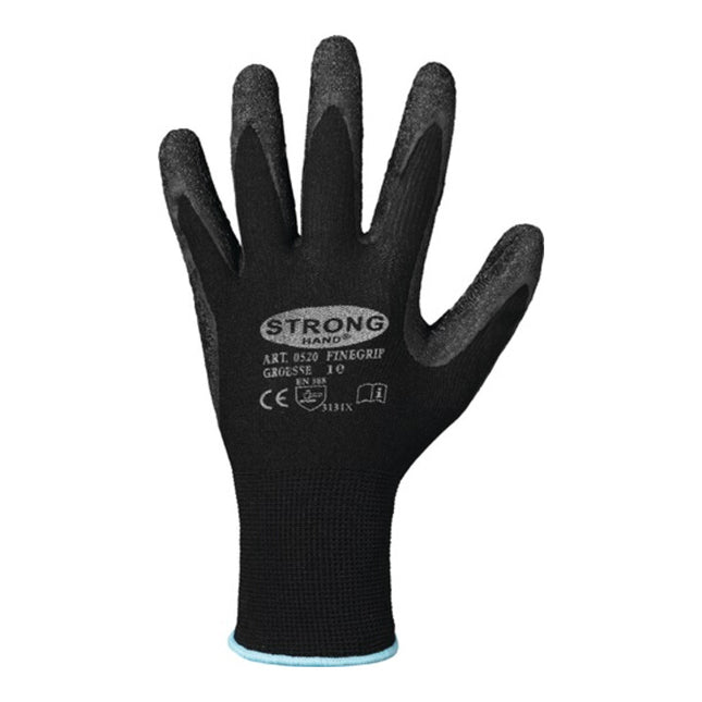 STRONGHAND gloves Finegrip size 10 black ( 4000371164 )
