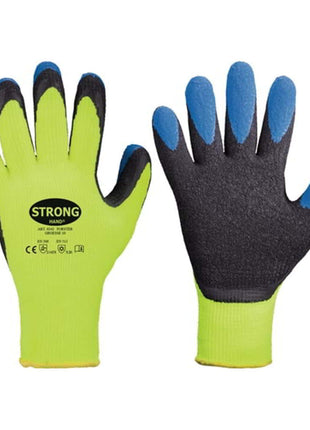 STRONGHAND Kälteschutzhandschuhe Forster Größe 10 neon-gelb/blau ( 4000371126 )