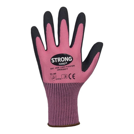 GUANTES STRONGHAND LADY FLEXTER talla 6 rosa/negro ( 8000737565 )
