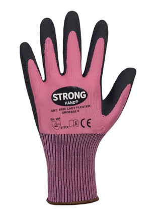 STRONGHAND Gant LADY FLEXTER taille 7 rose/noir ( 8000737566 )