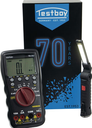 TESTBOY Multimeter TB 316 BLACK EDITION 600 mV - 600 V AC, 600 mV - 600 V DC ( 4000802076 )