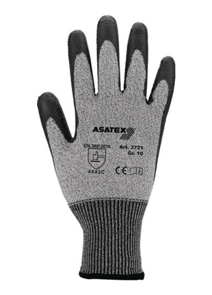 ASATEX Gant de protection contre les coupures  taille 8 gris chiné/noir ( 4000371144 )