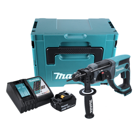 Makita DHR 202 RT1J Akku Kombihammer 18 V 2,0 J SDS Plus + 1x Akku 5,0 Ah + Ladegerät + Makpac - Toolbrothers