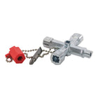 Llave de armario de interruptores SCHUEBO Llave de doble cabezal 11 funciones ( 4000829748 )