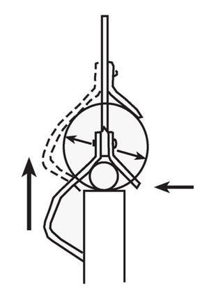 Couteau à dénuder JOKARI Secura No. 28G longueur totale 170 mm (4000817911)